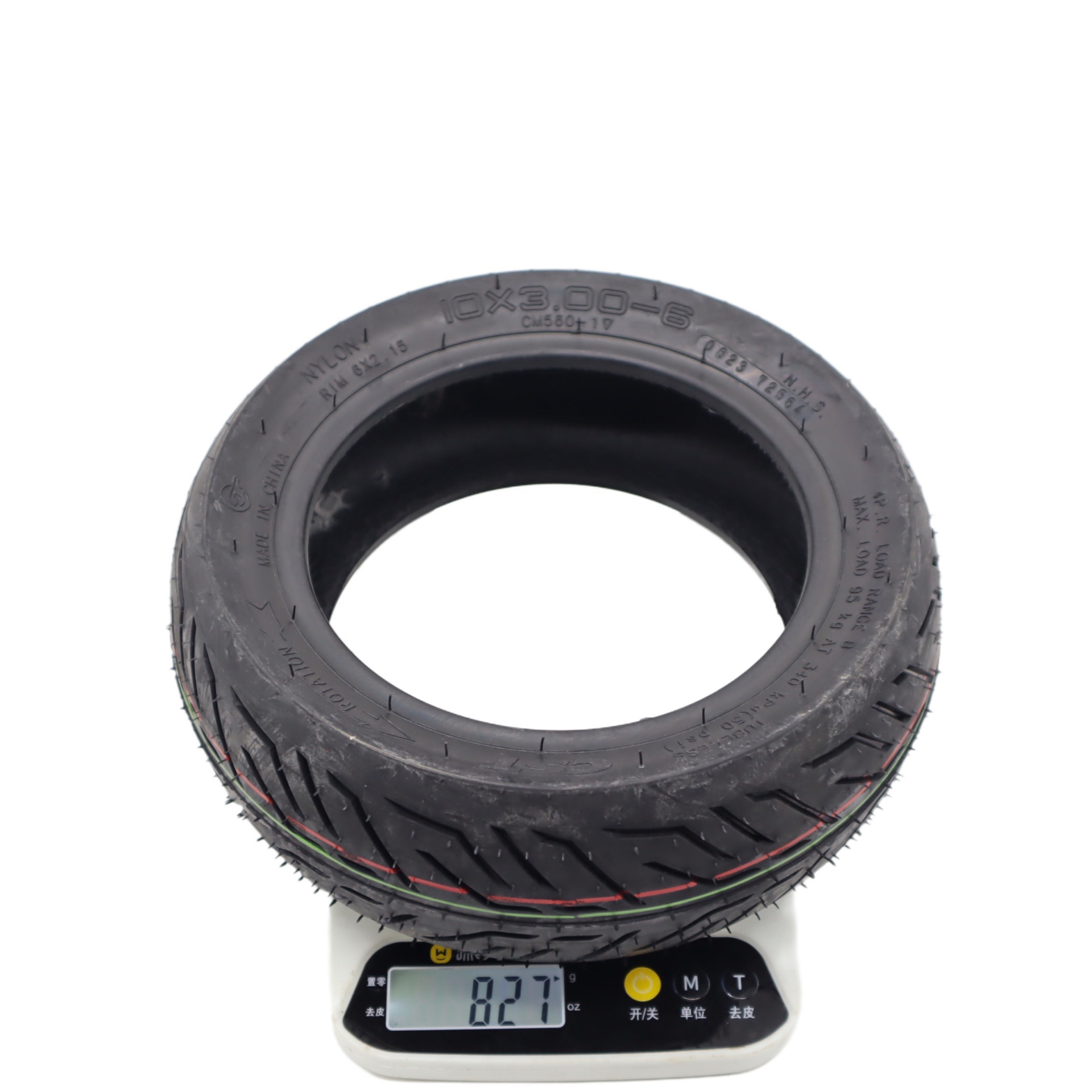 Zhengxin Cst10X3.00-6 Vacuum Tire 10-Inch 3.00-6 Thickened Vacuum Tire for Electric Scooter and Electric Vehicle