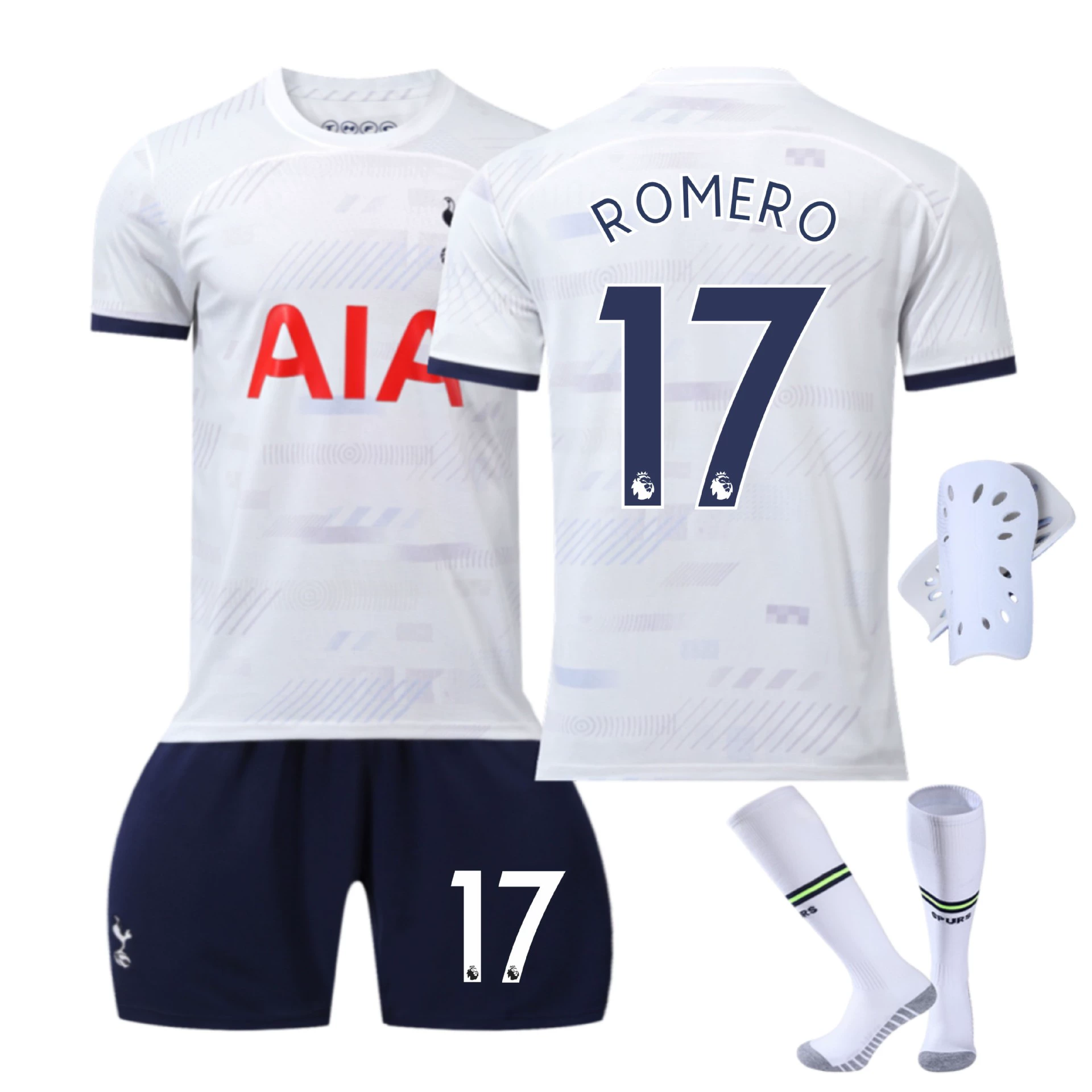 Джерси 2023-24 нового Tottenham Hotspur №10 Кейн №7 Сан Синчжан Джерси 9 Ричарссон №17 Ромеро