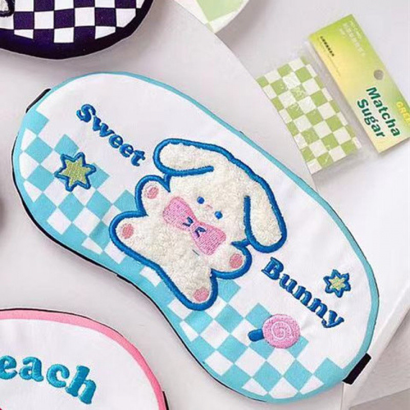 레트로 디저트 샵 아이 마스크-블루