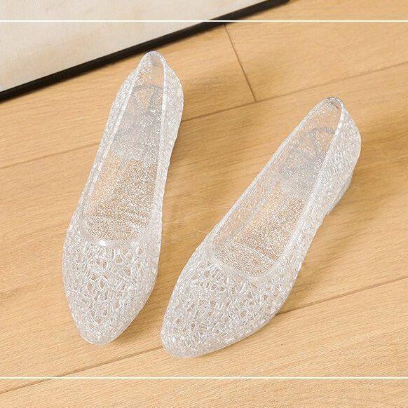 2026 New Style Crystal Sandals for Women, Elegant, Lightweight, Fashionable, Mid-Heel, Non-Slip, Soft Sole, Summer Clogs with Chunky Heels