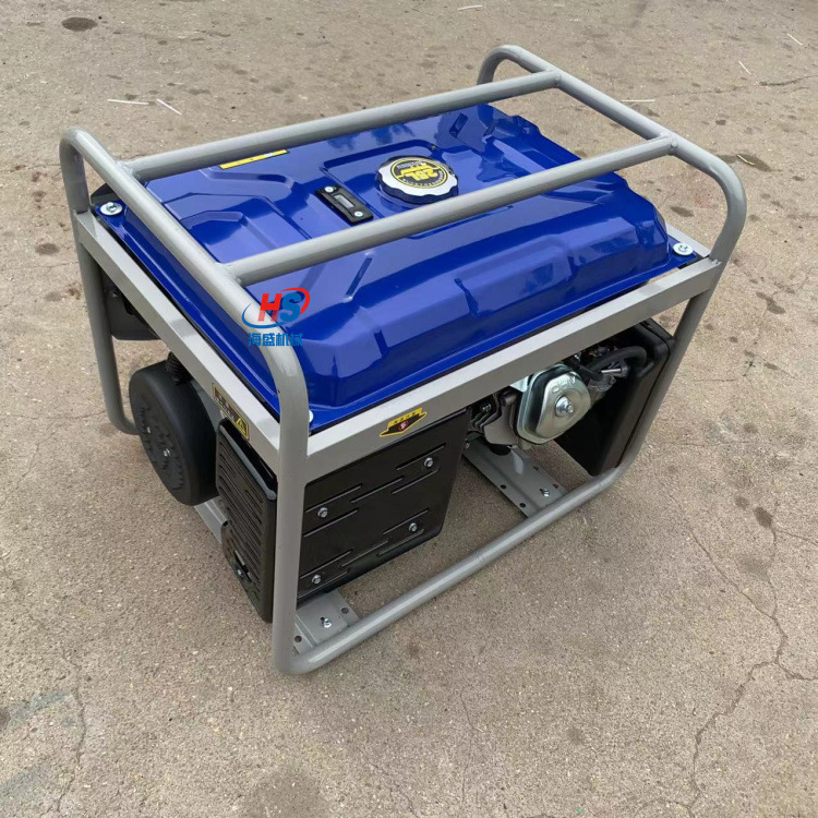 5千瓦汽油发电机22v电压全铜电球户外应急发电机