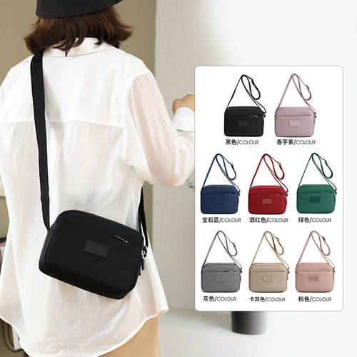 Ladies Single Shoulder Bag, Minimalist Casual Fashion Solid Color Commute Small Square Bag Trendy University Students Single Shoulder Backpack