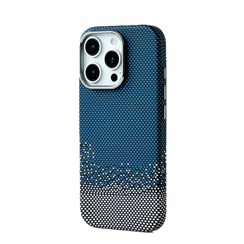 适用iPhone17promax碳纤维纹磁吸手机壳苹果16超薄15全包PC保护套|undefined