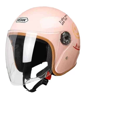 Motosiklet kaskı (dəbilqə) – Large Half Helmet with Sun Protection