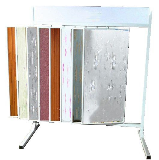 长雅供应硅藻泥艺术静电玻璃膜墙纸壁纸漆涂料展示架柜样板翻页架
