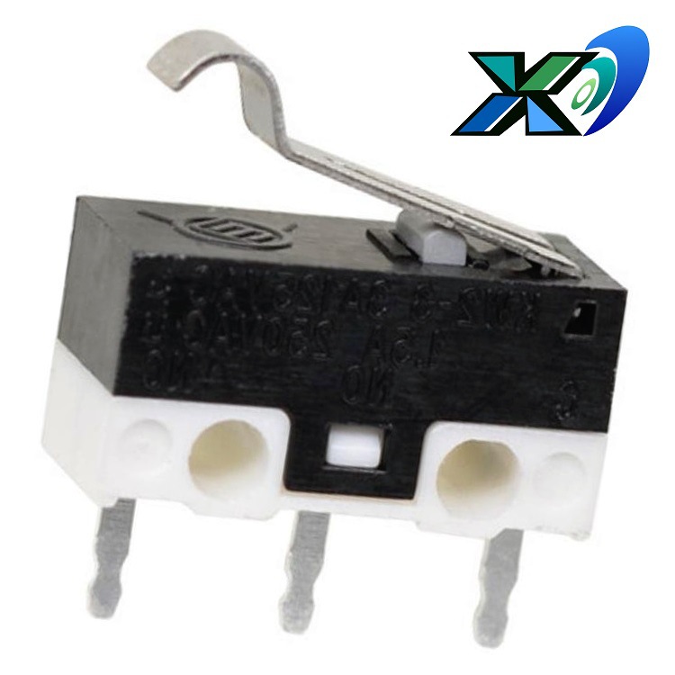 按压微动开关常开   三脚小型微动开关常闭   微动开关带弹片弯柄