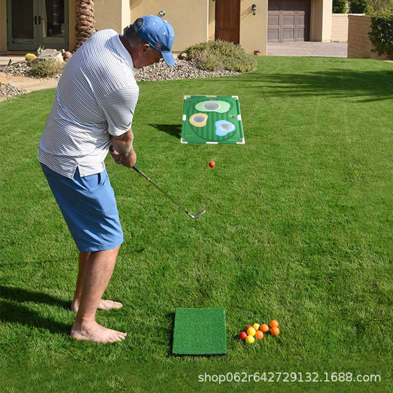 Práctica de Golf Red de corte de varilla red interior y al aire libre portátil Golf swing Trainer patio objetivo golpear jaula