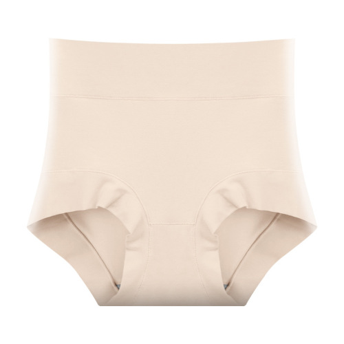 Women's High Waist Hip Lifting Underwear Pure Cotton Antibacterial Cotton Crotch Tightening Tummy Knitted Seamless Triangle Shorts Top Women's Cotton