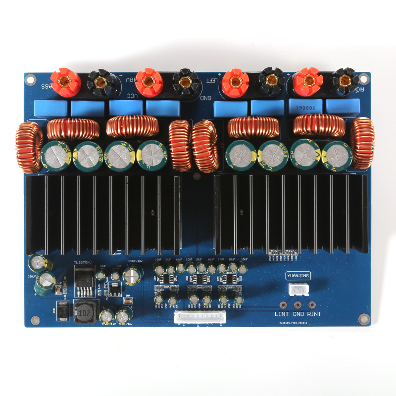 600W/3欧 + 2*300W/6欧  TAS5630 2.1大功率数字功放板（1200W)