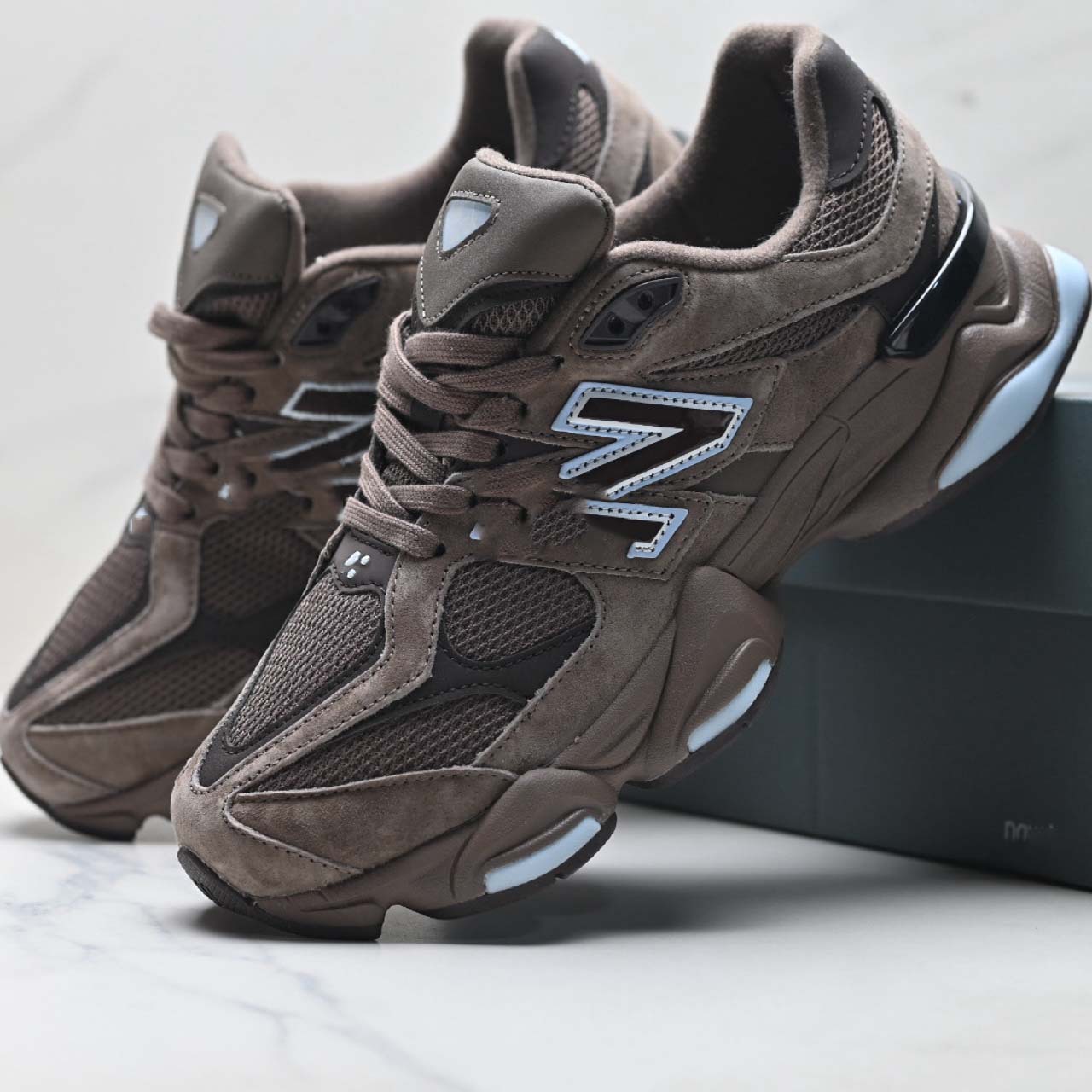 Transfronterizo puro original NB9060 zapatos casuales de casco pareja de zapatos de viaje altos zapatos deportivos para hombres