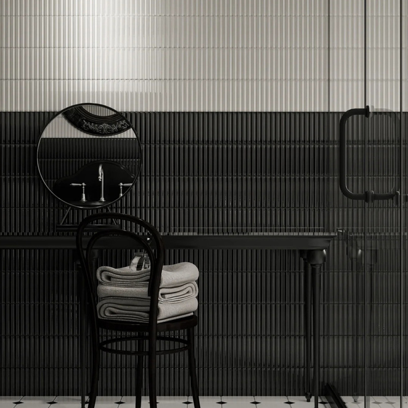 ✅Nordic slender mosaic tiles hotel background wall bathroom kitchen…