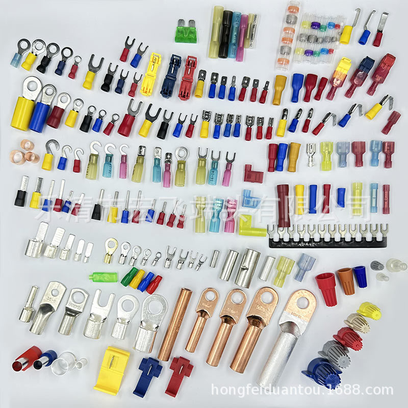 冷压接线端子铜鼻子线耳线束配件及接头外贸内贸样品包拍摄专用