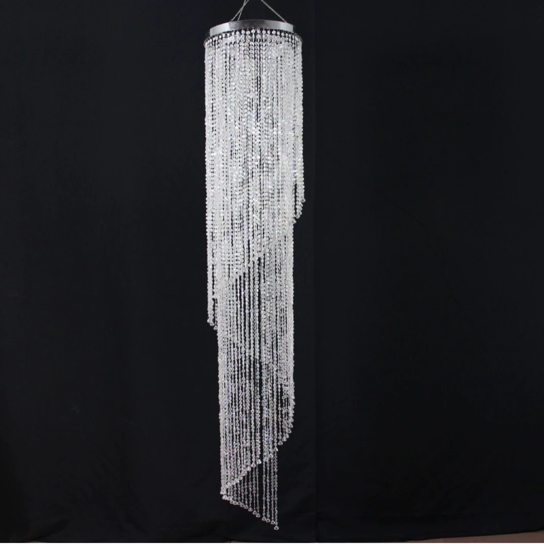 Свадебная декора chandelier imitation crystal AB цвет, симфония соединённые бусины спиральная декоративная люстра