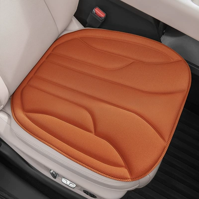 High-quality latex car seat cushion, suitable for all seasons, breathable, non-slip, soft and comfortable, made of seaweed fiber, wholesale from manufacturer (Four Seasons Pad) - emma-orangesingle-seat-cushion-latex-cotton-core-not-tiring-after-sitting-for-a-long-time