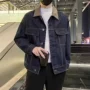 拼色宽松翻领男休闲夹克