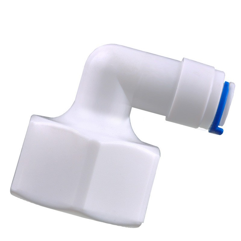 Comercio al por mayor 42NL accesorios adaptador purificador de agua 4 puntos dientes internos vuelta 2 puntos codo de tubería dos puntos PE tubería de agua conector rápido