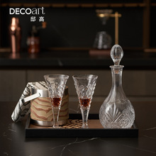 美式复古风餐厅岛台大理石餐桌托盘酒具冰桶酒瓶摆件软装搭配设计
