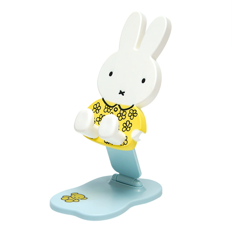Складная подставка для мобильного телефона в виде зайчика Miffy Miffy, регулируемая телескопическая подставка для просмотра трансляций на столе