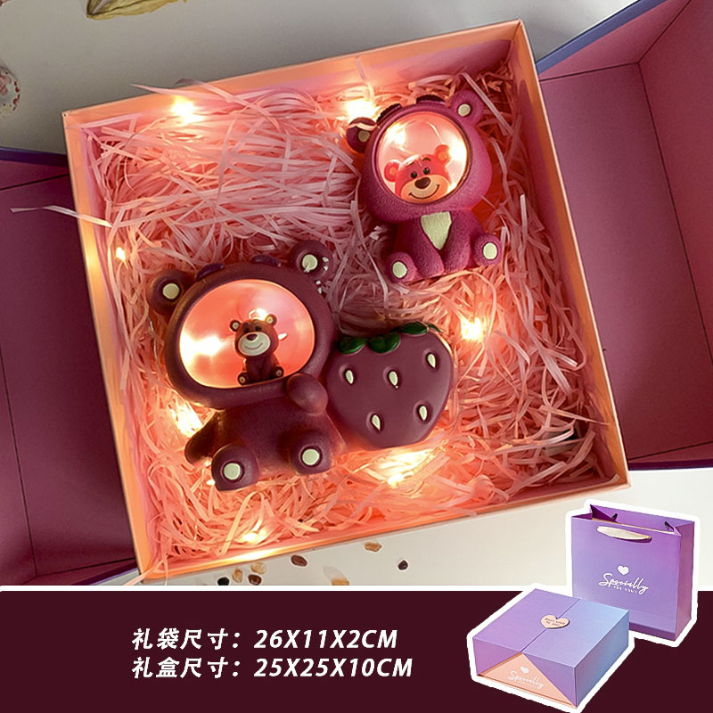 Purple strawberry, pens holder, ceiling light