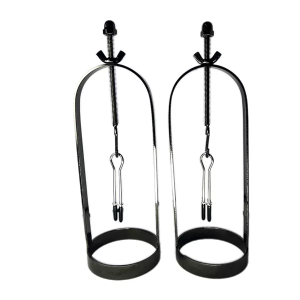 Clock clip black-silver U-shaped clip