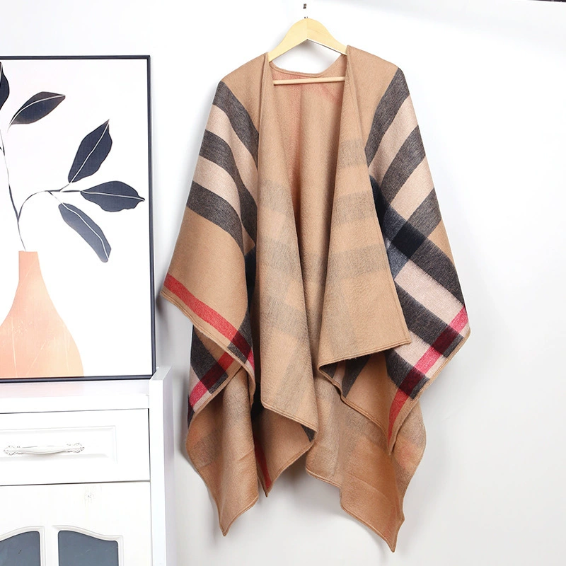 Внутренняя Монголия чистая шерстяная шаль плащ куртка женская теплая осенью и зимой