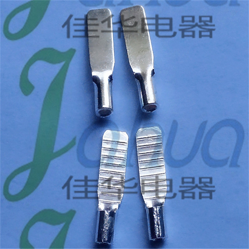 C45-2.5 片形裸端头 片长13m冷压插针端子 紫铜 2.5平方