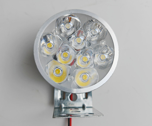 Manufacturer's Electric Bike Spotlights Motorcycle Lights LED Headlights External Spotlights 6-LED 9-LED Increase Brightness Retrofit Spotlights