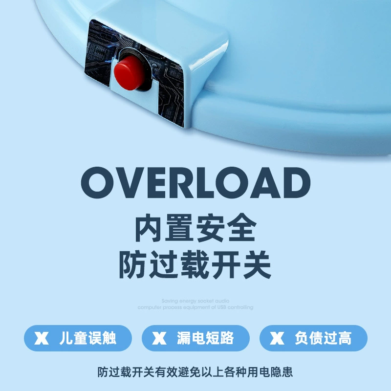 Vertical wireless charging socket with multi -function USB fast charge plug -in board creative wiring board household