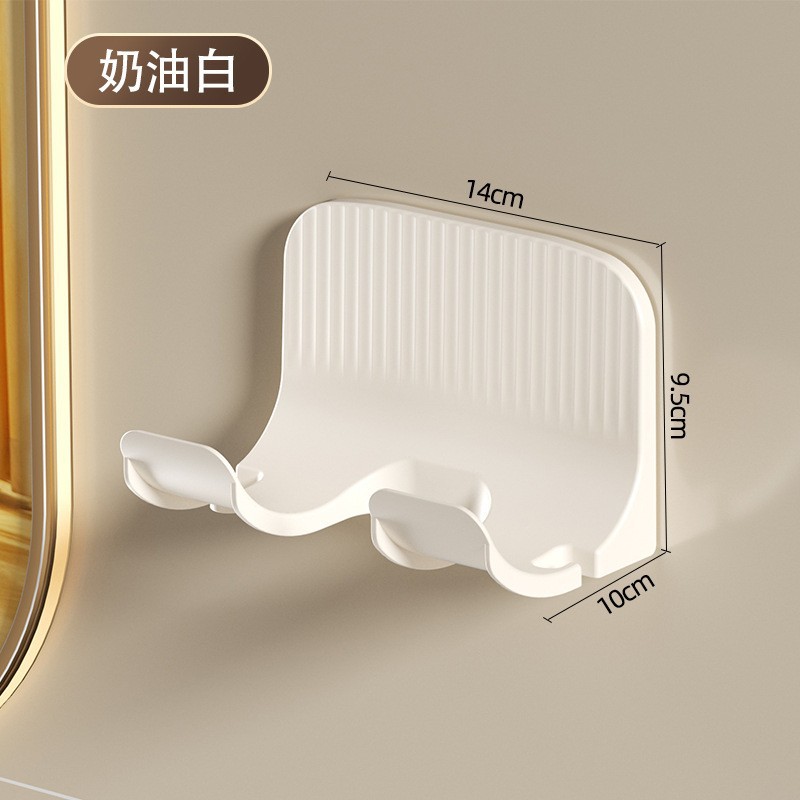 Secador de pelo sin perforaciones montado en la pared baño Baño Dyson almacenamiento rack titular de cepillo de dientes estante multifuncional