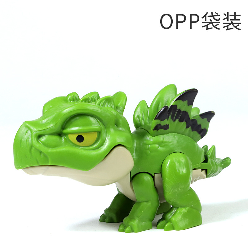 Transfronterizo nuevo dinosaurio morder dedos conjunto móvil tiranosaurio Paquete de huevo simulación modelo de dinosaurio juguete puesto de juguete