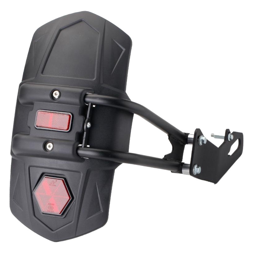 Motocicleta guardabarros delantero y trasero modificación alargada coche deportivo carreras Calle coche corriendo carreras horizonte guardabarros universal