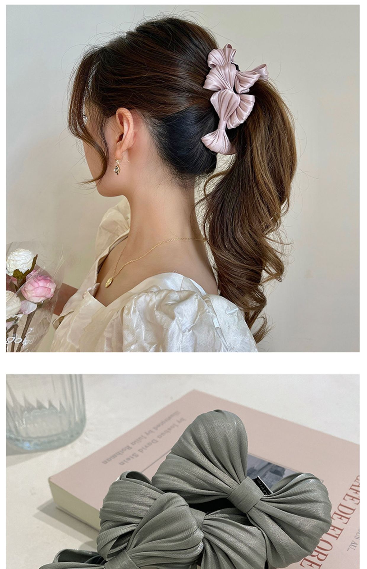 Women's Elegant Sweet Bow Knot Cloth Handmade Hair Clip display picture 11