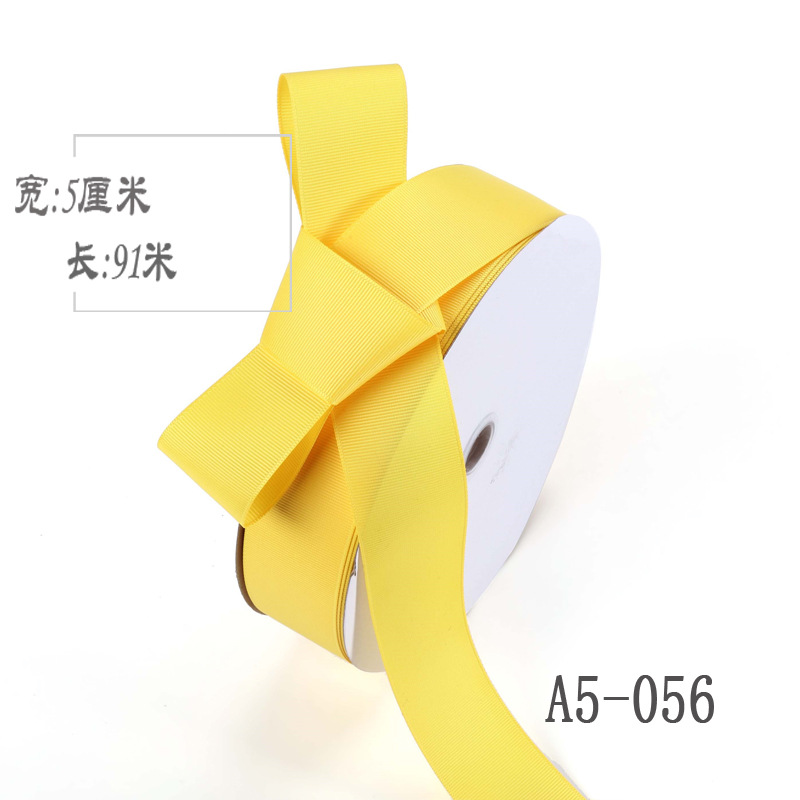 5cm de alta densidad costilla cinta ramo fruta caja de regalo embalaje color ropa embalaje borde accesorios hilo cinta