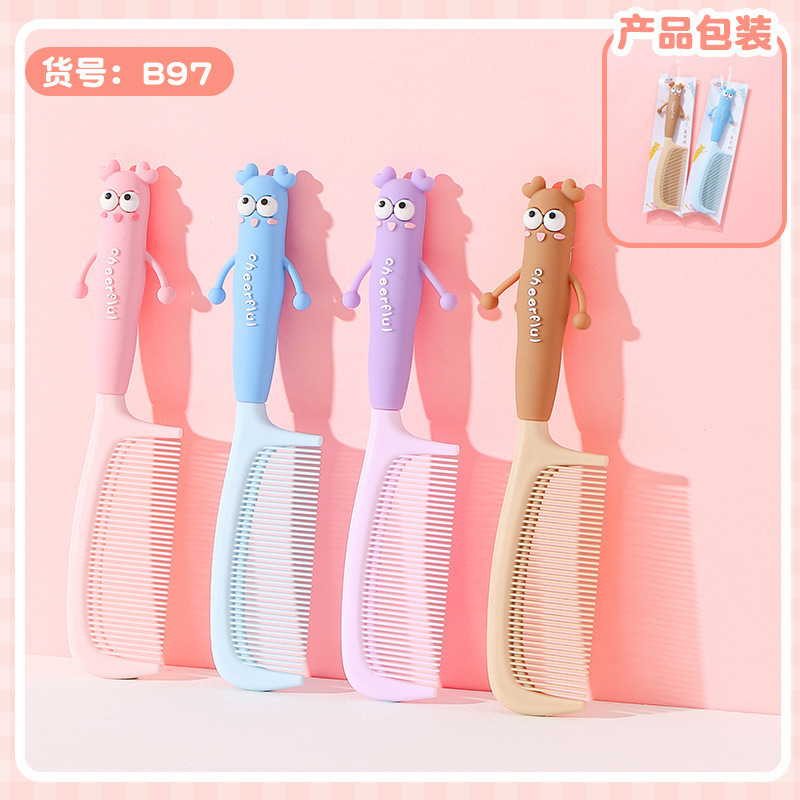 かわいいカピバラくしレディース家庭用ロングヘアストレート髪くし小さな子供女の子赤ちゃん用かわいいポータブル|undefined