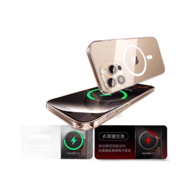 Funda para teléfono móvil iphone16 aplicable transfronteriza transparente a prueba de caídas con botón de cámara AI Funda para teléfono móvil Apple 17PROMAX