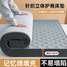 四季床垫家用软垫1.5m双人褥子租房海绵垫子学生宿舍单人床垫铺底