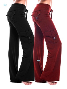 2Pcs Women's Yoga Pants Sports Large Size Outdoor Pants Cross-Border