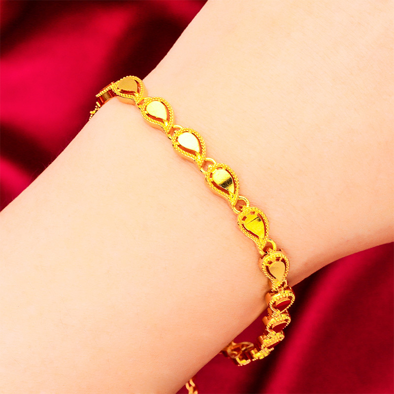 Bracciale unisex alla moda con goccia d'acqua e bracciale luminoso_voghion.com