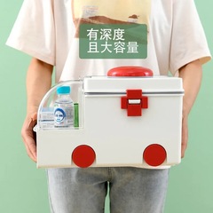 Household medicine box medicine storage box dormitory medical first aid box baby medicine medical care storage box medicine box