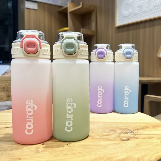 Sinbei transfronterizo tendencia de plástico de niñas tazas de agua portátiles para niños 800ml tazas de capacidad de la escuela de estudiantes hervidas