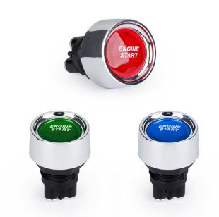 Car One-Button Start Switch 50A Button Switch Keyless Switch 12V/24V Start Ignition Switch