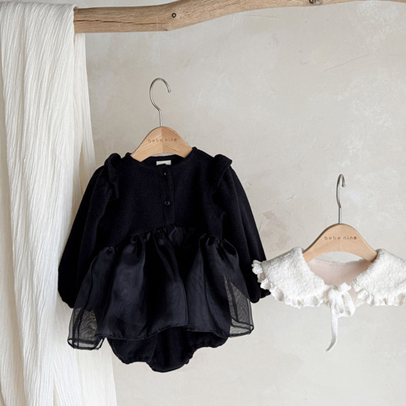 Baby invierno monótese de ropa infantil coreana ropa de invierno de otoño y invierno 2024 ropa de terciaria más gruesa ropa de calzado