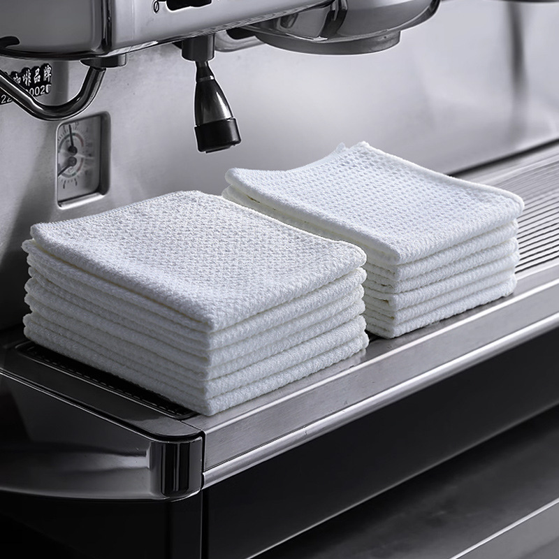 Cross-Border Barista Bar Towel, Kitchen Coffee Machine Special Cleaning Cloth, Absorbent and Lint-Free Waffle Cleaning Cloth Cross-Border Barista Bar Towel, Kitchen Coffee Machine Special Cleaning Cloth, Absorbent and Lint-Free Waffle Cleaning Cloth