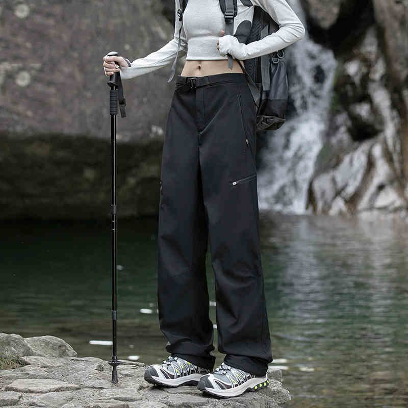 ビッグブランドの女性用ソフトシェルアサルトパンツ、春と秋のアウトドア登山空挺部隊防水防風スポーツオーバーオール女性用|undefined