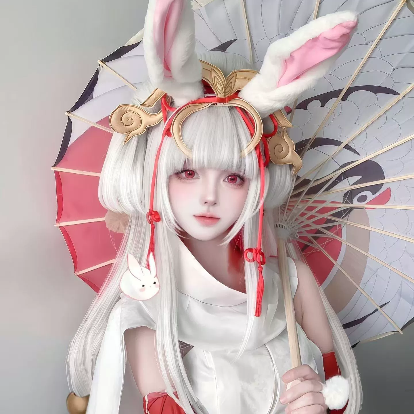 Новый костюм для косплея King of Glory Gong Sun Li, женский молитвенный снежный дух, косплей с темным узором, полный комплект, молитвенный снежный дух, в наличии.