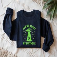 ���羳ŷ�롿Funny Alien Abduction T-Shirt: Glow in Dark UFO