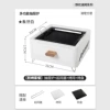 [White] Square stove + baking pan + gloves