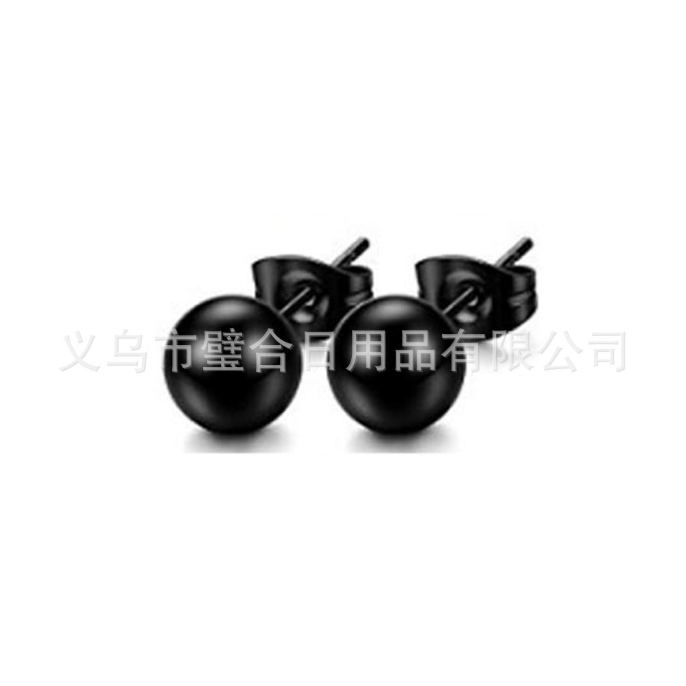 2022 nueva moda de los hombres de moda de las mujeres solo negro de titanio de acero