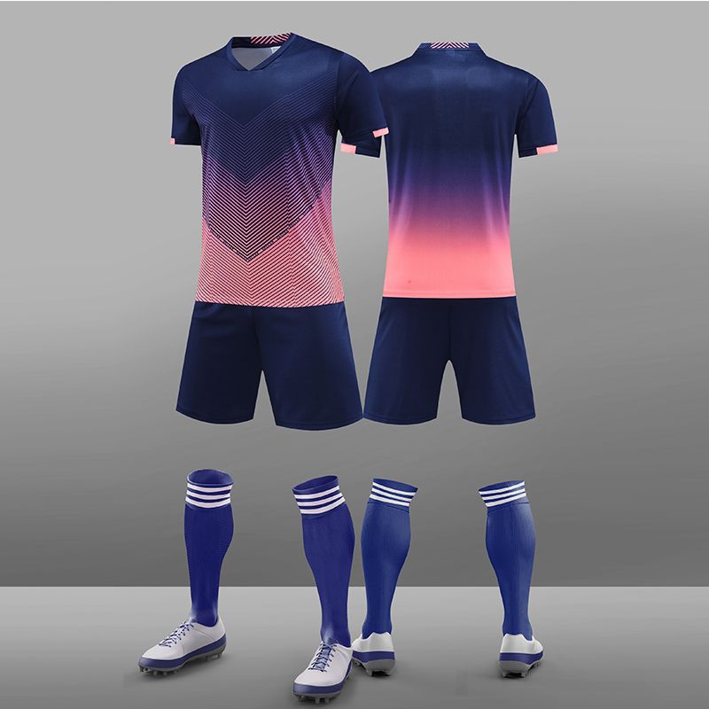 Traje de uniforme de fútbol Kalmei 2025 Nuevo uniforme de equipo de campamento de verano para estudiantes Camiseta de equipo de entrenamiento de competencia al aire libre para adultos