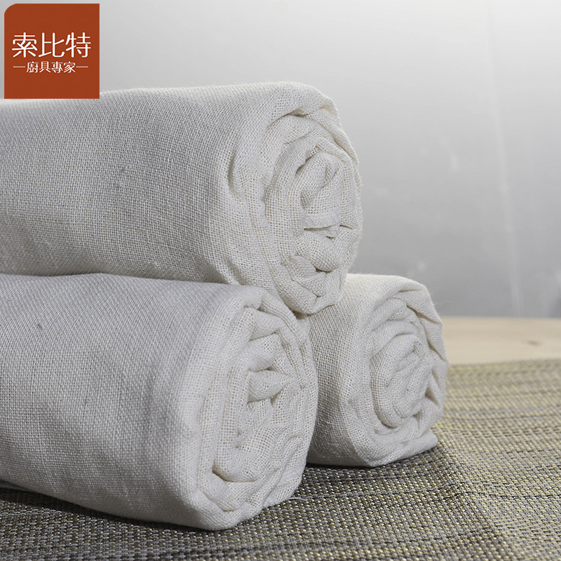 2F蒸籠布純棉紗布墊 沙布蒸包子饅頭過濾布豆腐蒸籠屜布家用長方